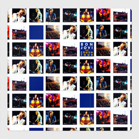 Магнитный плакат 3Х3 с принтом The Crush Tour - Bon Jovi в Белгороде, Полимерный материал с магнитным слоем | 9 деталей размером 9*9 см | bon jovi | john | альбом | арена | бон | бон джови | глэм | группа | джови | джон | метал | музыка | надпись | песни | поп | попрок | рок | рокер | смайл | солист | софт | стена | хард | хеви | хевиметал