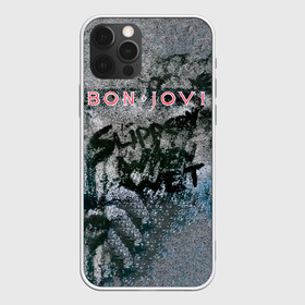 Чехол для iPhone 12 Pro с принтом Slippery When Wet - Bon Jovi в Белгороде, силикон | область печати: задняя сторона чехла, без боковых панелей | bon jovi | john | альбом | арена | бон | бон джови | глэм | группа | джови | джон | метал | музыка | надпись | песни | поп | попрок | рок | рокер | смайл | солист | софт | стена | хард | хеви | хевиметал