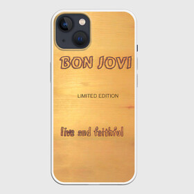 Чехол для iPhone 13 с принтом Live and Faithful   Bon Jovi в Белгороде,  |  | bon jovi | john | альбом | арена | бон | бон джови | глэм | группа | джови | джон | метал | музыка | надпись | песни | поп | попрок | рок | рокер | смайл | солист | софт | стена | хард | хеви | хевиметал