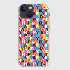 Чехол для iPhone 13 mini с принтом Happy Birthday в Белгороде,  |  | birthday | happy birthday | holiday | день рождения | именины | подарки | праздник | торт | юбилей