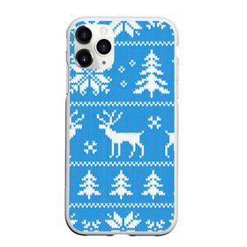 Чехол для iPhone 11 Pro матовый с принтом Зимняя ночь в Белгороде, Силикон |  | арт | вязаный рисунок | вязь | ёлка | ёлки | ель | лес | новый год | ночь | олени | олень | рисунок | рождество | снег | снеговик | снеговики | снежинка | снежинки