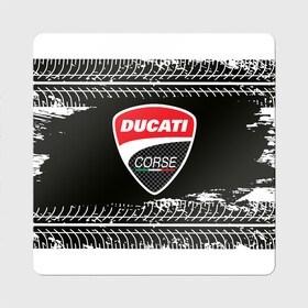 Магнит виниловый Квадрат с принтом Ducati | Дукати (Z) в Белгороде, полимерный материал с магнитным слоем | размер 9*9 см, закругленные углы | Тематика изображения на принте: audi | audi ag | corse | ducati | ducati motor holding | hypermotard | multistrada | panigale | scrambler | streetfighter | supersport | дукати | корсе | массимо борди | мото | мотокросс | фабио тальони