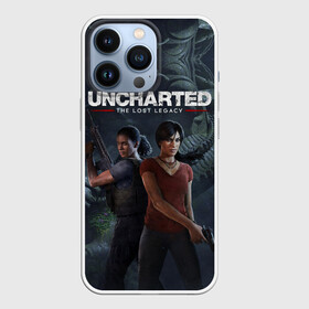 Чехол для iPhone 13 Pro с принтом Uncharted The Lost Legacy в Белгороде,  |  | a thiefs end | chloe frazer | elena fisher | games | nathan nate drake | naughty dog | playstation 5 | ps 5 | the lost legacy | uncharted | victor sully sullivan | виктор салли салливан | елена фишер | игры | неизведанное | нейтан нейт дрейк | хлоя фрейзе