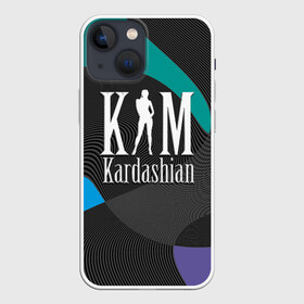 Чехол для iPhone 13 mini с принтом Ким Кардашьян в Белгороде,  |  | clothing style | emblem | fashion brand | graphic design | kim kardashian | lines | графический дизайн | ким кардашьян | линии | модный брэнд | стиль одежды | эмблема