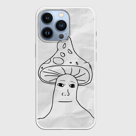 Чехол для iPhone 13 Pro с принтом Шрумджек | Shroomjak | Мем в Белгороде,  |  | Тематика изображения на принте: kys | meme | shroomjak | вояка | гриб | мем | человек гриб | шрум джек | шрумджек