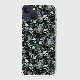 Чехол для iPhone 13 с принтом Смерть в Белгороде,  |  | halloween | holiday | pumpkin | samayn | zombie | вампир | ведьма | вечеринка | день всех святых | зомби | карнавал | кладбище | маскарад | мертвец | оборотень | привидение | самайн | светильник джека | страшный джек