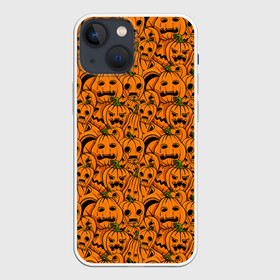 Чехол для iPhone 13 mini с принтом HALLOWEEN в Белгороде,  |  | halloween | holiday | pumpkin | samayn | vampire | zombie | вампир | ведьма | вечеринка | день всех святых | зомби | карнавал | маскарад | мертвец | оборотень | привидение | самайн | светильник джека | страшный джек | труп