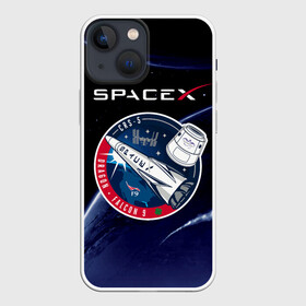 Чехол для iPhone 13 mini с принтом Space X в Белгороде,  |  | american | company | log | manufacturer | space technology | space x | suborbital flights | американская | звезды | земля | знак | компания | космическая техника | космос | логотип | небо | производитель | ракета | спутник | суборбитальные 