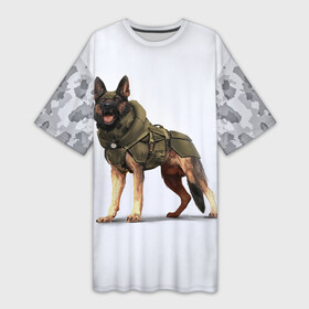 Платье-футболка 3D с принтом Служебная собака  К9  K9 в Белгороде,  |  | dog | doggy | k9 | аусси | дог | друзья | ищейка | к9 | кинолог | кинология | любовь | овчарка | прикольная | розыскная собака | служебная собака | собака | собачница