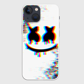 Чехол для iPhone 13 mini с принтом MARSHMELLOW GLITCH в Белгороде,  |  | dj | marshmello | marshmellow | usa | америка | клуб | клубная музыка | мармело | маршмелло | маршмеллоу | музыка | музыкант