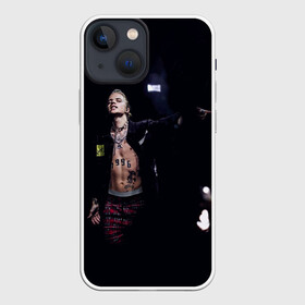 Чехол для iPhone 13 mini с принтом Фараон на концерте в Белгороде,  |  | Тематика изображения на принте: dead dynasty | hip hop | pharaon | rap | rep | глеб голубин | исполнители | исполнитель | музыка | реп | фара | фараон