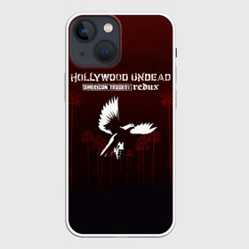 Чехол для iPhone 13 mini с принтом American Tragedy Redux   Hollywood Undead в Белгороде,  |  | charlie scene | da kurlzz | danny | deuce | funny man | hollywood undead | hu | j dog | jeffree star | johnny 3 tears | lorene drive | shady jeff | андед | голивуд | голливуд | голливудская | группа | гу | нежить | реп | рок | рэп | рэпкор 