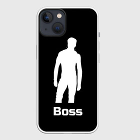 Чехол для iPhone 13 с принтом Boss of the gym on black в Белгороде,  |  | boss | boss of the gym | darkholme | gachi | gachimuchi | gym | jabroni | van | босс | вэн | гачи | качалка