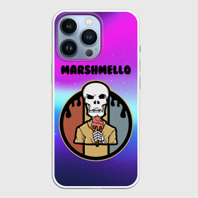 Чехол для iPhone 13 Pro с принтом MARSHMELLO | МАРШМЕЛЛОУ (Z) в Белгороде,  |  | dj | marshmello | marshmelo | маршмелло | маршмеллоу | маршмелоу