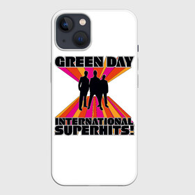 Чехол для iPhone 13 с принтом International Superhits Green Day в Белгороде,  |  | american idiot | green day | альтернативный | билли джо армстронг | греен дай | грин дей | гриндей | группа | зелёный день | майк дёрнт | музыка | панк | поп | поппанк | рок | тре кул