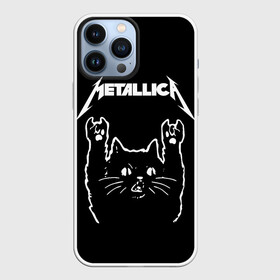 Чехол для iPhone 13 Pro Max с принтом METALLICA  МЕТАЛЛИКА. в Белгороде,  |  | Тематика изображения на принте: metallica | кот | котэ | металлика | музыка | рок