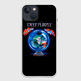 Чехол для iPhone 13 с принтом Slaves and Masters   Deep Purple в Белгороде,  |  | Тематика изображения на принте: deep purple | альбом | гловер | группа | дееп | деп | ди | дип перпл | диперпл | дипперпл | иэн гиллан | иэн пэйс | лого | логотип | метал | морс | пепл | прогрессивный | психоделический | рок | символ | хард