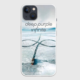 Чехол для iPhone 13 с принтом Infinite   Deep Purple в Белгороде,  |  | Тематика изображения на принте: deep purple | альбом | гловер | группа | дееп | деп | ди | дип перпл | диперпл | дипперпл | иэн гиллан | иэн пэйс | лого | логотип | метал | морс | пепл | прогрессивный | психоделический | рок | символ | хард