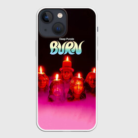 Чехол для iPhone 13 mini с принтом Deep Purple   Burn в Белгороде,  |  | deep purple | альбом | гловер | группа | дееп | деп | ди | дип перпл | диперпл | дипперпл | иэн гиллан | иэн пэйс | лого | логотип | метал | морс | пепл | прогрессивный | психоделический | рок | символ | хард