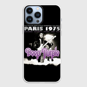 Чехол для iPhone 13 Pro Max с принтом Deep Purple   Paris 1975 в Белгороде,  |  | deep purple | альбом | гловер | группа | дееп | деп | ди | дип перпл | диперпл | дипперпл | иэн гиллан | иэн пэйс | лого | логотип | метал | морс | пепл | прогрессивный | психоделический | рок | символ | хард