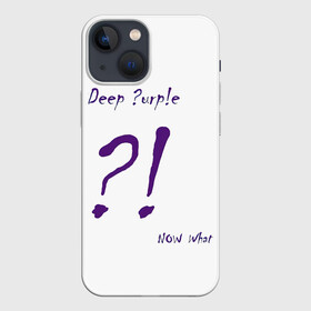 Чехол для iPhone 13 mini с принтом Now What Deep Purple в Белгороде,  |  | deep purple | альбом | гловер | группа | дееп | деп | ди | дип перпл | диперпл | дипперпл | иэн гиллан | иэн пэйс | лого | логотип | метал | морс | пепл | прогрессивный | психоделический | рок | символ | хард