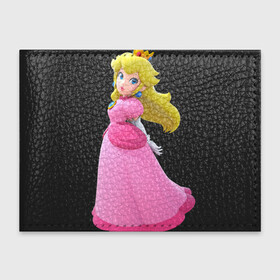 Обложка для студенческого билета с принтом Princess Peach в Белгороде, натуральная кожа | Размер: 11*8 см; Печать на всей внешней стороне | Тематика изображения на принте: mario | nintendo switch | odyssey | princess peach | марио | нинтендо свитч | одиссея