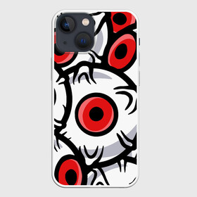 Чехол для iPhone 13 mini с принтом ГЛАЗА ЗЛОДЕЯ | RED EYES в Белгороде,  |  | eyes | halloween | взгляд | взор | глаза | глазенки | зенки | зрение | наблюдение | око | очи | присмотр | хэллоуин