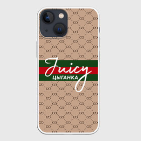 Чехол для iPhone 13 mini с принтом Juicy цыганка Gucci в Белгороде,  |  | gucci | instasamka | juicy цыганка | гуччи | инстасамка