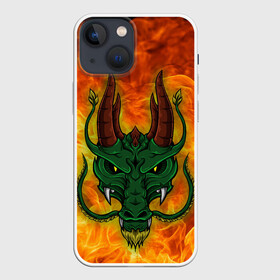 Чехол для iPhone 13 mini с принтом Японский дракон | Japanese Dragon в Белгороде,  |  | dragon | fire | japanese dragon | monster | драго | дракон | монстр | огнедыщащий | огонь | прикольная картинка | чудовище | японский дракон | ящерица