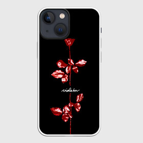 Чехол для iPhone 13 mini с принтом Violator   Depeche Mode в Белгороде,  |  | depeche mode | альбом | альтернативный | вестник моды | группа | депеш мод | депешмод | дэйв гаан | индастриал | красно   белая | мартин гор | музыка | новая волна | роза | рок | синти поп | черная