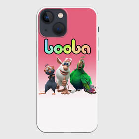 Чехол для iPhone 13 mini с принтом БУБА С ДРУЗЬЯМИ | BOOBA (Z) в Белгороде,  |  | baby | booba | buba | gnom | буба | гном | гномик | детям | для ребенка | мультик | ребенку