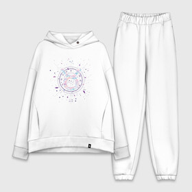 Женский костюм хлопок Oversize с принтом Floral Taurus Телец из цветов в Белгороде,  |  | art | flower | flowers | geometric | gradient | space | арт | венера | геометрия | гороскоп | градиент | графика | иллюстрация | космос | минимализм | мистика | мистицизм | подарок тельцу | созвездие | созвездия | флора