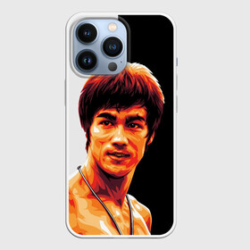 Чехол для iPhone 13 Pro с принтом Bruce Jeet Kune Do в Белгороде,  |  | Тематика изображения на принте: bodybuilding | bruce lee | dragon | jeet kune do | karate | legend | sport | бодибилдинг | брюс ли | джит кун до | дракон | каратэ | легенда | спорт