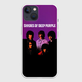 Чехол для iPhone 13 с принтом Shades of Deep Purple в Белгороде,  |  | Тематика изображения на принте: deep purple | альбом | гловер | группа | дееп | деп | ди | дип перпл | диперпл | дипперпл | иэн гиллан | иэн пэйс | лого | логотип | метал | морс | пепл | прогрессивный | психоделический | рок | символ | хард