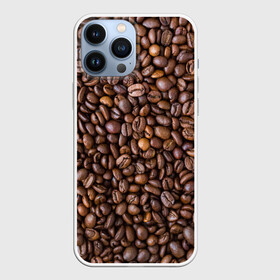 Чехол для iPhone 13 Pro Max с принтом Кофемания в Белгороде,  |  | black | coffee | coffee beans | coffeemania | roasted | жареные | зерна | кофе | кофейные | кофемания | черные