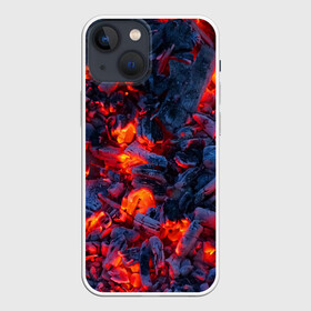 Чехол для iPhone 13 mini с принтом Магия углей в Белгороде,  |  | ash | bonfire | coals | fire | heat | magic | nature | smoldering | tourism | woody | древесные | жар | костер | магия | огонь | пепел | природа | тлеющие | туризм | угли