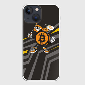 Чехол для iPhone 13 mini с принтом BTC монета в Белгороде,  |  | bitcoin | btc | альткоин | альты | биткоин | биток | бтс | бтц | крипта | криптовалюта