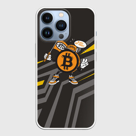 Чехол для iPhone 13 Pro с принтом BTC монета в Белгороде,  |  | bitcoin | btc | альткоин | альты | биткоин | биток | бтс | бтц | крипта | криптовалюта