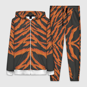Женский костюм 3D с принтом Шкура тигра оранжевая в Белгороде,  |  | tiger | tiger fur | tiger hide | tiger texture | текстура тигра | тигр | тигровая