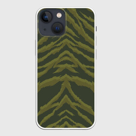 Чехол для iPhone 13 mini с принтом Милитари шкура тигра в Белгороде,  |  | tiger | tiger fur | tiger hide | tiger texture | камуфляж | милитари | текстура тигра | тигр | тигровая
