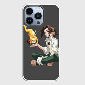 Чехол для iPhone 13 Pro с принтом Веслый Йо в Белгороде,  |  | anime | shaman king | аниме | анимэ | йо асакура | хао асакура | шаман кинг