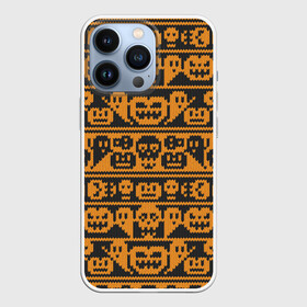 Чехол для iPhone 13 Pro с принтом Свитер с тыквами в Белгороде,  |  | halloween | вязанный | вязаный | привидение | свитер | скелет | тыквы | узор | хэллоуин | череп