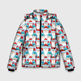 Зимняя куртка для мальчиков 3D с принтом Дедушки Морозы в Белгороде, ткань верха — 100% полиэстер; подклад — 100% полиэстер, утеплитель — 100% полиэстер | длина ниже бедра, удлиненная спинка, воротник стойка и отстегивающийся капюшон. Есть боковые карманы с листочкой на кнопках, утяжки по низу изделия и внутренний карман на молнии. 

Предусмотрены светоотражающий принт на спинке, радужный светоотражающий элемент на пуллере молнии и на резинке для утяжки | christmas | merry christmas | santa claus | дед мороз | ёлка | зима | мороз | новый год | подарок | праздник | рождество | с новым годом | сантаклаус | снегурочка | снежинки