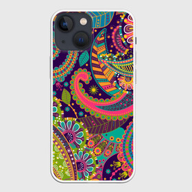 Чехол для iPhone 13 mini с принтом Яркий красочный узор в Белгороде,  |  | bright | colorful | pattern | красочные | узор | яркие