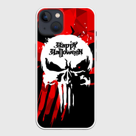 Чехол для iPhone 13 с принтом Геометрия страха в Белгороде,  |  | absolute evil | deadly | evil | geometric | happy halloween | look | red | skull | абсолютное зло | взгляд | геометрический | злой | красный | праздник | хэллоуин | череп