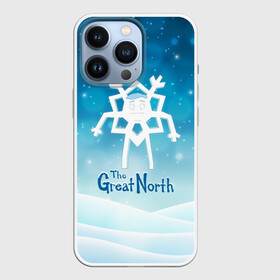 Чехол для iPhone 13 Pro с принтом The Great North | Великий север | Снежин в Белгороде,  |  | Тематика изображения на принте: cartoon | great north | the great north | tv series | аляска | великий север | мульт | мультфильм | сериал | снежик | снежинка