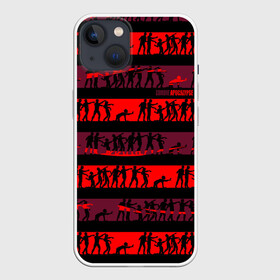 Чехол для iPhone 13 с принтом Зомби апокалипсис близко в Белгороде,  |  | alarm | apocalypse | day of the dead | dead | floors | go | halloween | happy halloween | holiday | stripes | zombies | апокалипсис | день мертвых | зомби | идут | мертвецы | полосы | праздник | тревога | хэллоуин | этажи