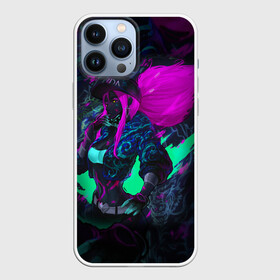 Чехол для iPhone 13 Pro Max с принтом KDA AKALI NEON   АКАЛИ НЕОН LEAGUE OF LEGENDS в Белгороде,  |  | Тематика изображения на принте: akali | hero | kda mas | league of legends | lol | акали | герой | лига легенд | лол