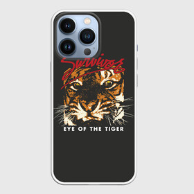 Чехол для iPhone 13 Pro с принтом Глаз Тигра в Белгороде,  |  | eye of the tiger | hardrock | music | rock | tiger | глаз тигра | музыка | рок | тигр | хардрок