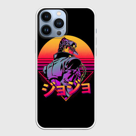 Чехол для iPhone 13 Pro Max с принтом Ретровейв Джотаро в Белгороде,  |  | anime | jojo | jojo bizarre adventure | jojos bizarre adventure | vaporwave | аниме | вапорвейв | вейпорвейв | джоджо | джотаро | манга | ретровейв